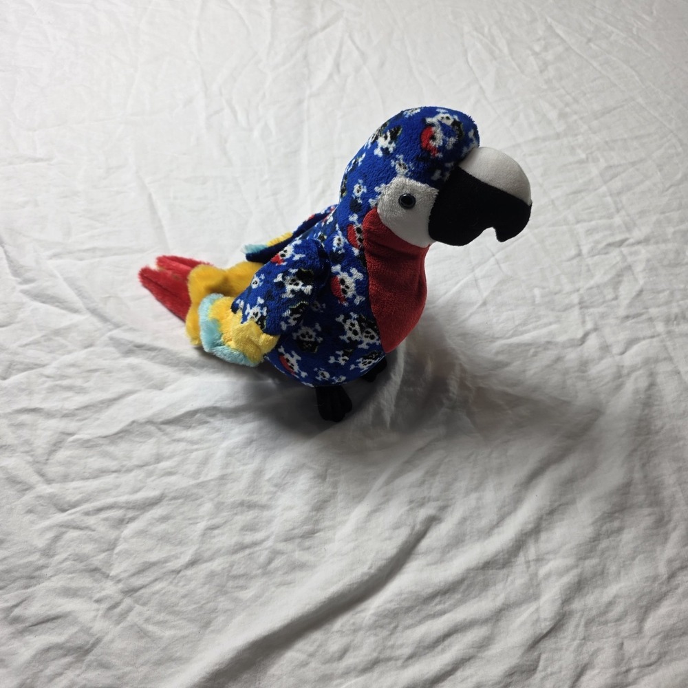 Webkinz Ganz Pirate Parrot HM742 Plush Stuffed Animal No Code